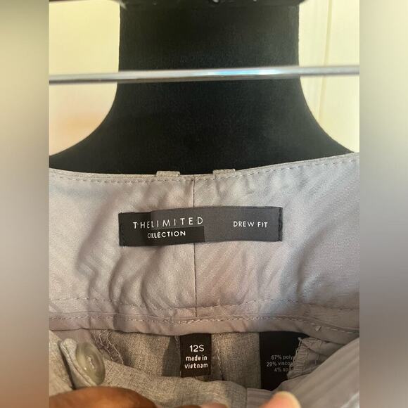 EUC The Limited Gray Drew Fit Pants size 12S - Picture 2 of 9